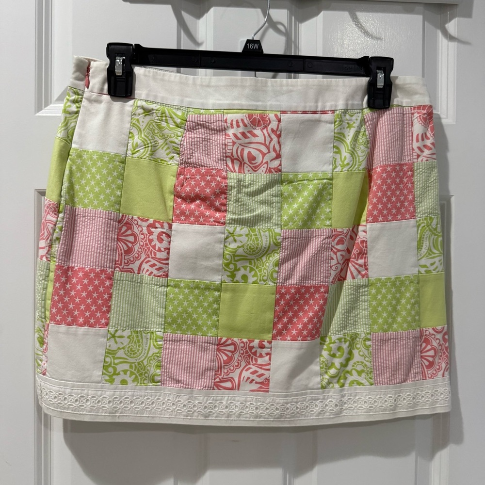 Vineyard Vines Pink and Green Mini Skirt Casual Resort Wear - Picture 2 of 3